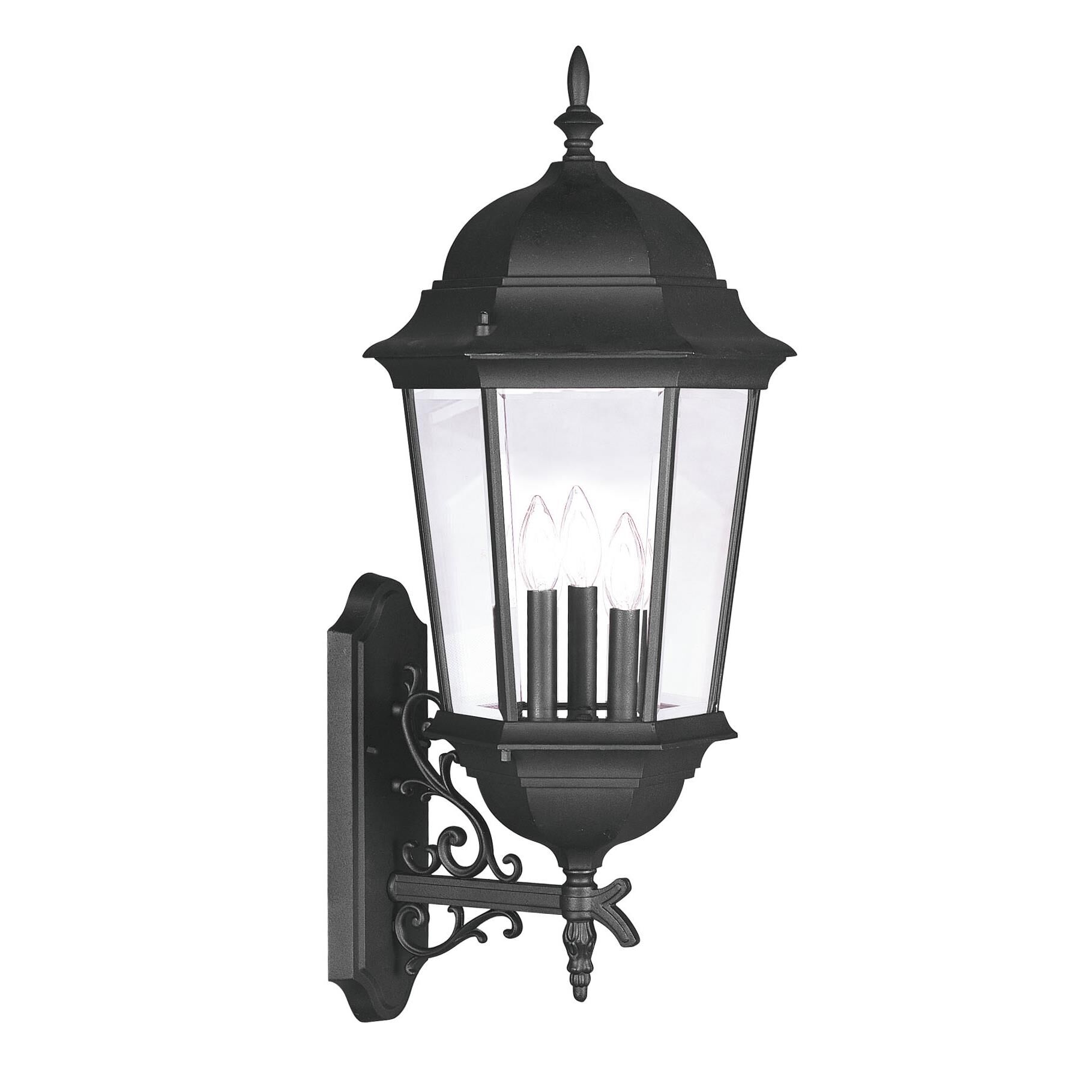 Hamilton 28 Inch Tall 3 Light Outdoor Wall Light by Livex Lighting